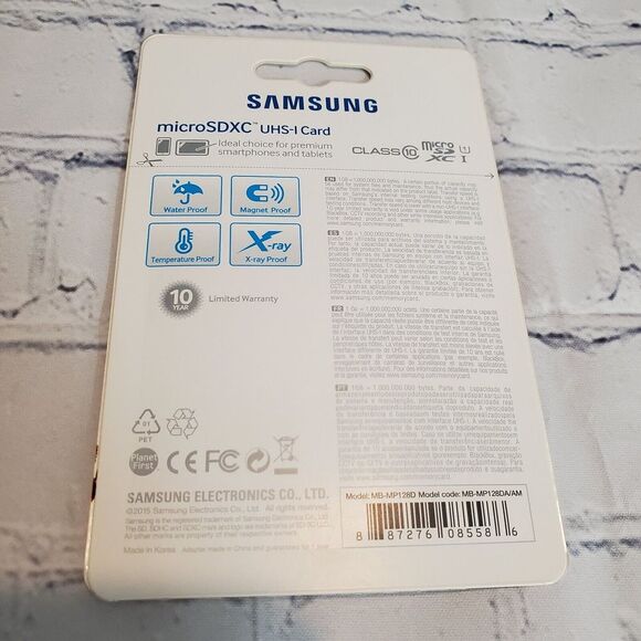 NEW Samsung 128 GB EVO Sealed Package MicroSDXC UHS-I Card Memory Card - Picture 4 of 12